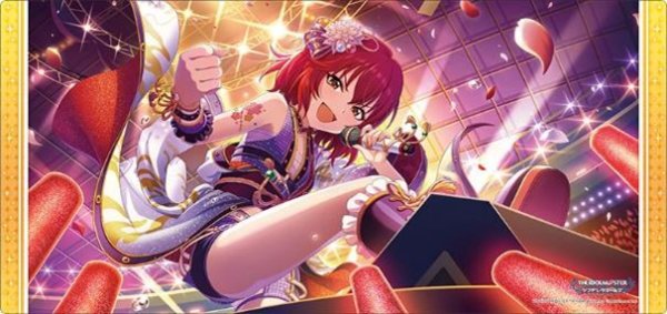 画像1: 【予約】ブシロード ラバーマットV2・1650 アイドルマスター シンデレラガールズ『村上 巴』こぶし・紅ver. [4/25] (1)
