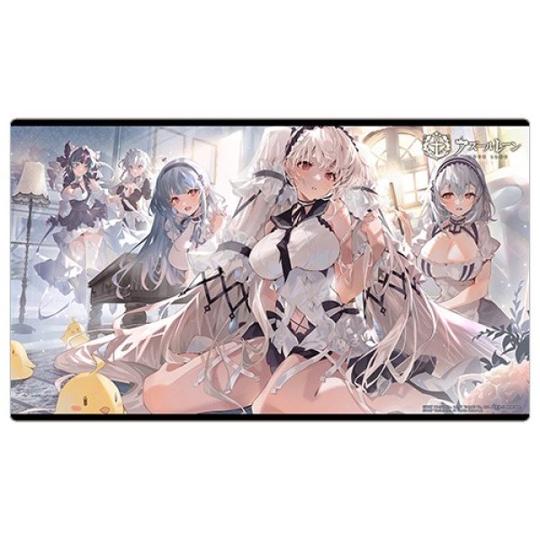 画像1: ※1月4日まで受付※【予約】ラバーマット アズールレーン フォーミダブル＆シリアス＆ダイドー＆ハーマイオニー＆チェシャー [3月上旬] (1)