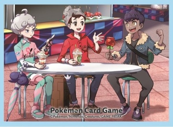 画像1: 【ポケカサプライ】[スリーブ]ポケモンカードゲーム デッキシールド 『POKÉMON TRAINERS Off Shot! マサル＆ホップ＆ビート』【64枚入り】 (1)