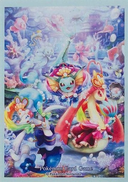 画像1: 【ポケカサプライ】[スリーブ]ポケモンカードゲーム デッキシールド 『Oceanic Operetta ショー』【64枚入り】 (1)