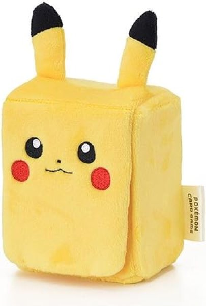 画像1: 【ポケカサプライ】[デッキケース]ポケモンカードゲーム スカーレット＆バイオレット ぬいぐるみデッキケース ピカチュウ (1)