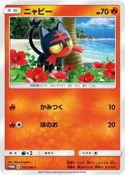 画像1: 《キズ特価品》【ポケカ】ニャビー【-】PROMO-172/SM-P (1)